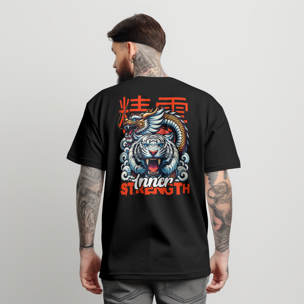 White Tiger / Dragon - Men's - Tshirt