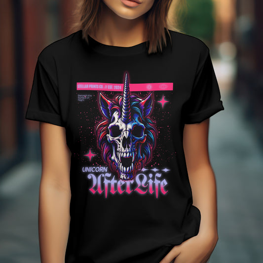 Unicorn After Life - Halloween - Women's - Tshirt